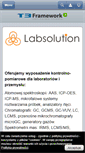 Mobile Screenshot of labsolution.pl